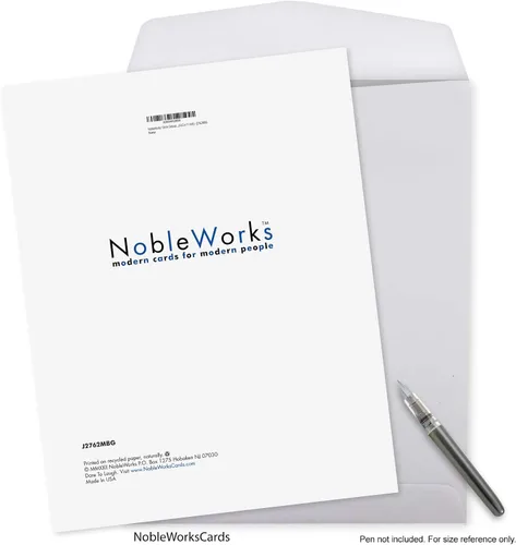 Miniatura 8 de NobleWorks - Tarjeta de felicitación de cumpleaños 104 extra grande divertida de 8.5 x 11 pulgadas con sobre (paquete de 1) tarjeta de gran