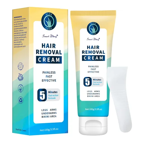Crema depilatoria íntima para hombres: Crema depilatoria eficaz e indolora e impecable para brazos, piernas, pecho y área púbica, adecuada para todo
