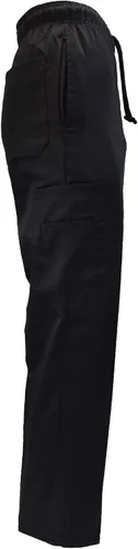 Miniatura 4 de Natural Uniforms Pantalones cargo de chef clásicos de 6 bolsillos con paquete múltiple disponibles