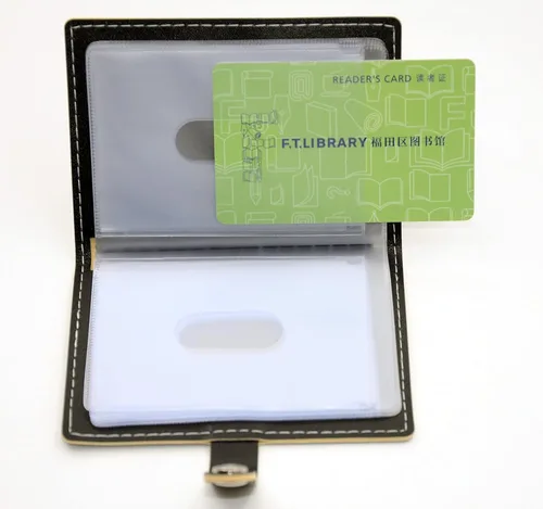 Miniatura 7 de Karlling billetera de cuero suave para 20 tarjetas de crédito, Negro