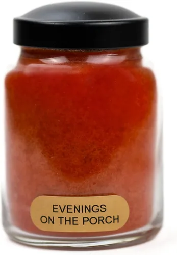 A Cheerful Giver - Tarro de vidrio perfumado Evenings On The Porch Baby (6 onzas) con tapa y fragancia fiel a la vida, fabricada en Estados Unidos