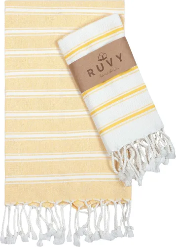 Miniatura 19 de Ruvy Home Basics - Juego de 2 toallas de mano turcas para baño, 18 x 40 pulgadas, algodón, toallas de mano decorativas para cocina, cocina, té, Negro