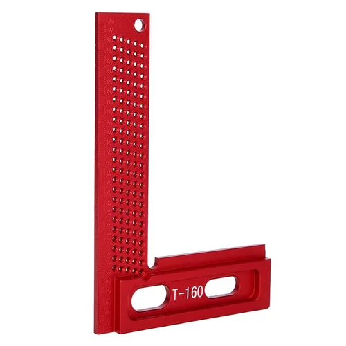 Miniatura 6 de Regla de marcado, regla de carpintería de aleación de aluminio, resistente al desgaste, herramienta de medición de ángulo recto resistente al óxido