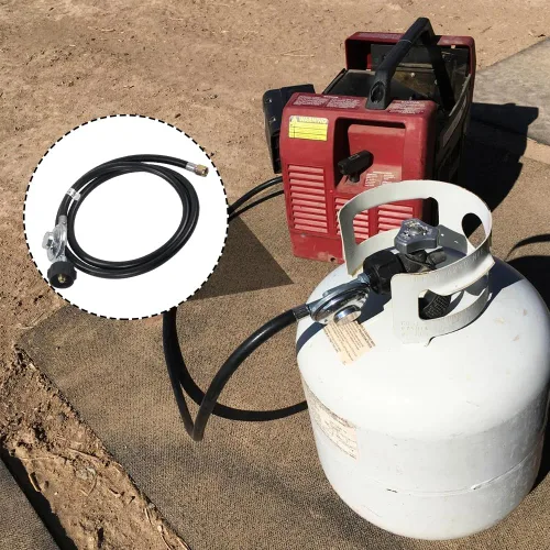 Miniatura 5 de Hooshing Manguera de propano de 3 pies con regulador, regulador universal de parrilla de gas y reemplazo de manguera para parrilla de gas LP