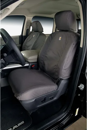 Miniatura 4 de Covercraft Carhartt SeatSaver Fundas de asiento personalizadas Compatible con Ford F-250/F-350/F-450/F-550 2017-2018 Asiento de banco de 1ª fila