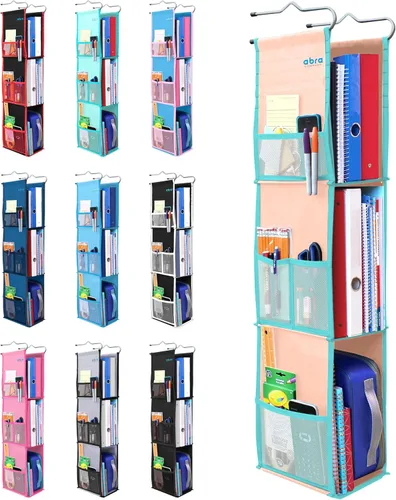 Miniatura 13 de Abra Company - Organizador colgante de 3 repisas para armario, con tela saludable para niños, respetuosa con el medio ambiente, banda segura