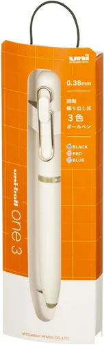 Miniatura 8 de Mitsubishi Pencil 3 Color Gel Ink Bolígrafo Uniball One 3 0.5 Camisa Azul UME3SR05.8 azul (Shirt Blue)