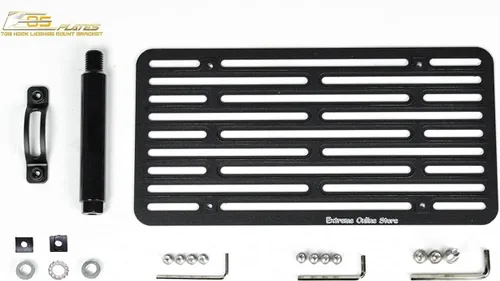 Miniatura 2 de Repuesto para modelos Genesis GV80 2021 actuales Placa EOS versión 2 Gancho de remolque para parachoques delantero, soporte de montaje
