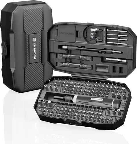 Miniatura 9 de SHARDEN Juego de destornilladores pequeños, juego de destornilladores 31 en 1 con Torx, Phillips, cabeza plana, mini kit de herramientas