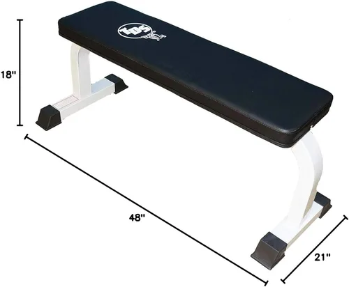 Miniatura 9 de TDS Banco de pesas plano Deluxe Utility flat bench with extra thick upholstery