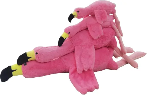Miniatura 2 de Almohada de Peluche de Animal de Flamenco de 26 pulgadas, Regalos de Flamencos Rosados, Juguetes de Muñeca de Peluche Suave, Regalo para Niños