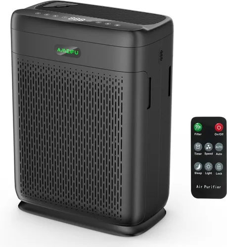 Purificadores de aire para el hogar, habitación grande, con control remoto de hasta 3000 pies cuadrados, purificador de filtro de aire H13 Hepa de