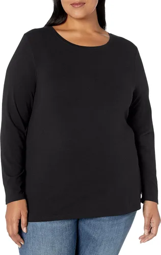 Miniatura 4 de Tienda Essentials Women's Classic-Fit Long-Sleeve Crewneck T-Shirt (Available in Plus Size)
