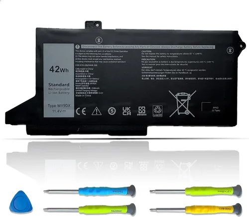 ASODI Batería WY9DX de 42 Wh para portátil de 3 celdas compatible con Dell Latitude 5420 5520 Precision 15 3560 Dell P137G P137G001 P104F P104F001