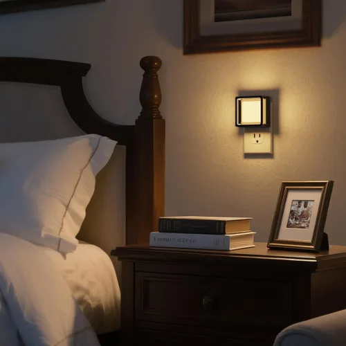 Miniatura 5 de DORESshop Luz nocturna LED, luces nocturnas enchufables a la pared (paquete de 2) con sensor de atardecer a amanecer, luces nocturnas regulables