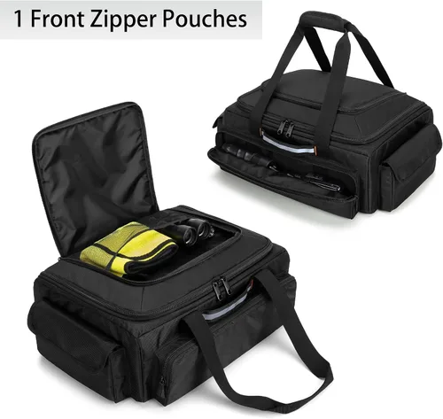 Miniatura 4 de samdew Bolsa de almacenamiento debajo del asiento, organizador de camión para asiento trasero para SuperCrew y Crew Cab, funda de almacenamiento