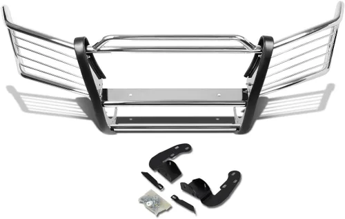 Miniatura 8 de DNA Motoring GRILL-G-015-BK Protector de rejilla de cepillo para defensa delantera, negro