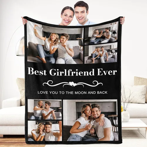 Miniatura 24 de Regalos de Beat Mom Ever, mantas personalizadas con fotos, mantas personalizadas con imagen para mamá de hija, hijo, a mi mamá, amante o esposa
