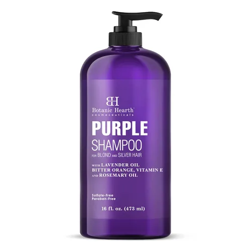 Miniatura 9 de Botanic Hearth Champú morado de 16 onzas líquidas Para todos los tonos de cabello rubio, plateado y gris Con aceite de lavanda, vitamina E