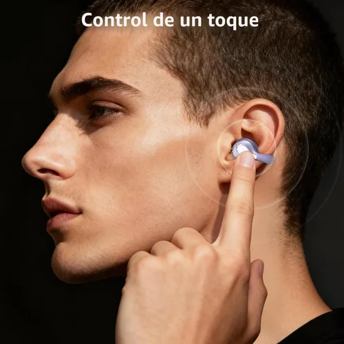 Miniatura 5 de Auriculares Monster Open Ear AC225, auriculares Bluetooth 6.0 inalámbricos, sonido estéreo, cómodos y ligeros con clip para la oreja y micrófono ENC