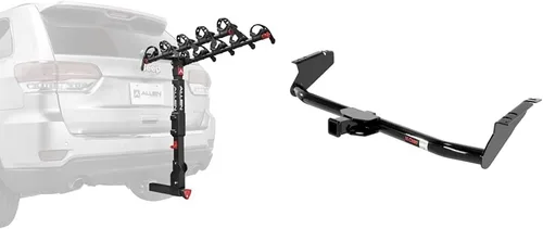 Miniatura 11 de Allen Sports Premier - Portabicicletas de liberación rápida para 5 bicicletas para enganche de 2 pulgadas, modelo QR555 y adaptador de barra