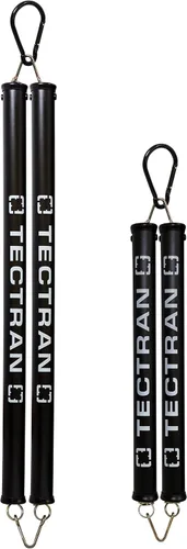 Miniatura 2 de Tectran Kit de línea de vida 3 en 1 Airpower Line Kit de tierno de resorte doble de 16 pulgadas Gladhands anodizados Empuñaduras premium