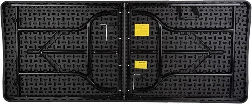 Miniatura 9 de Lavish Home Mesas plegables portátiles – Escritorio plegable portátil ligero – Mesa de plástico de 6 pies de largo para camping, jugar a las cartas