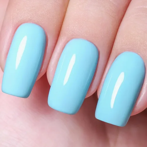 Miniatura 51 de Aegean Blue - Esmalte de uñas en gel azul, 0.5 onzas líquidas, esmalte en gel translúcido azul verde, removible con remojo, lámpara UV, arte