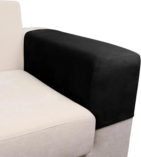 Miniatura 54 de Funda para Sofá de Terciopelo Elástico Funda de Cojín de Sofá 1 Pieza - Funda Deslizable Elástica Lavable para Asiento o Respaldo, Fundas de Asiento