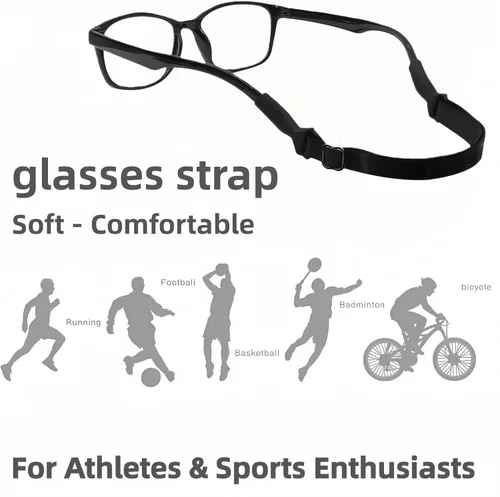 Miniatura 4 de Retenedores elásticos ajustables para gafas de lectura, gafas de miopía, gafas de sol deportivas