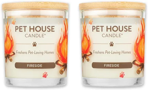 Miniatura 17 de One Fur All, Pet House - Vela 100 % cera de soja, eliminador de olores de mascotas para el hogar, velas aromáticas, no tóxicas y ecológicas