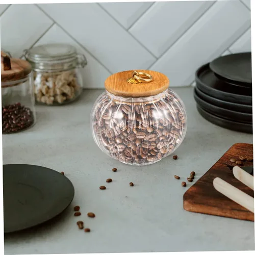 Miniatura 9 de BESTOYARD Tarro de cristal de calabaza 3pcs Cereales Pasta