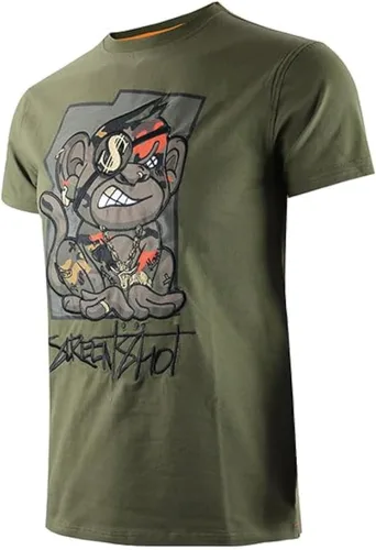 SCREENSHOT - Camiseta con estampado de gel de alta densidad con bordado urbano de alta densidad