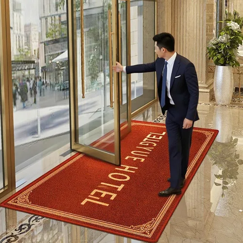 ALLEVI Alfombra personalizada comercial con logotipo, 3 pies de largo x 2 pies de ancho, 0.276 in de grosor, entrada interior y exterior