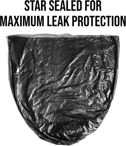Miniatura 2 de Aluf Plastics RL-3339XH - Bolsas de basura negras resistentes de 33 x 39 pulgadas, 1.5 mil de grosor, capacidad de 33 galones (100 unidades)