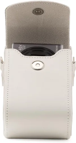Miniatura 8 de Mega Gear MG1416 Canon PowerShot G7 X Mark II, G7 X - Funda de piel sintética para cámara con correa, color blanco