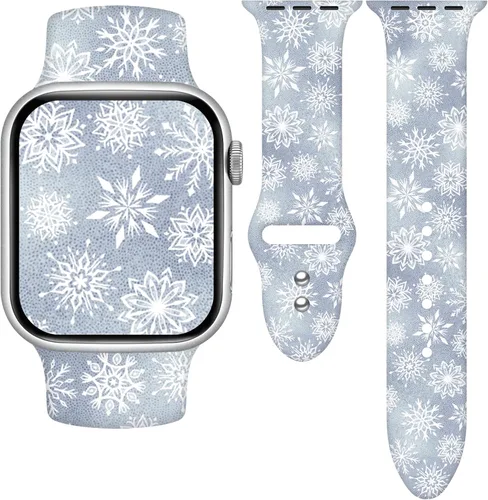 Miniatura 8 de Banda de Reloj para Festividades Compatible con Apple Watch Series 11 10 9 8 7 6 5 4 3 Ultra SE para Mujeres y Hombres, Elegante y Divertida Banda