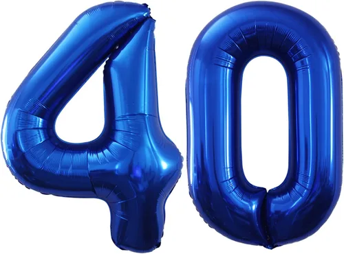 Miniatura 139 de Goer, conjunto de globos de papel aluminio para decoraciones de cumpleaños, globos de las letras de feliz cumpleaños y de números Oro