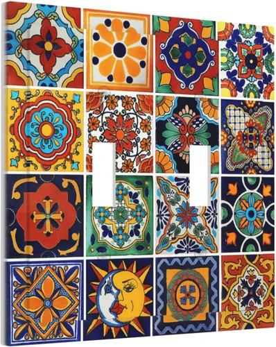 Miniatura 110 de Cubiertas Decorativas para Placas de Interruptor Abstracto Moderno de Mediados de Siglo Arco Boho Sol Dorado Hoja 1 Gang Placa de Pared Cubierta