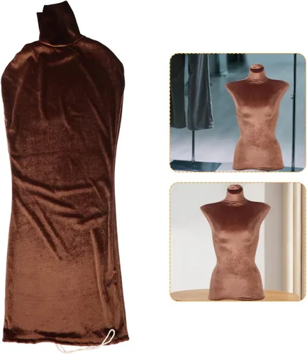 Miniatura 6 de ULTECHNOVO Funda de terciopelo para maniquí, funda de tela ligera, 29.52 x 11.41 pulgadas, cubierta de tela suave para maniquí, reemplazo