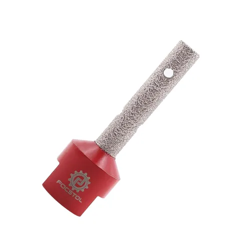 Miniatura 7 de FOCSTOL Broca de diamante para fresar dedos, broca de núcleo de 4/5 pulgadas (0.787 in) para agrandar molienda y bisel redondo agujeros existentes