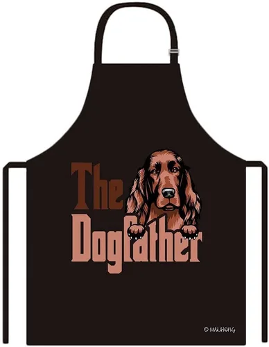 Miniatura 11 de Delantal con divertido delantal de perro Golden Retriever para cachorros, Golden Retriever-2