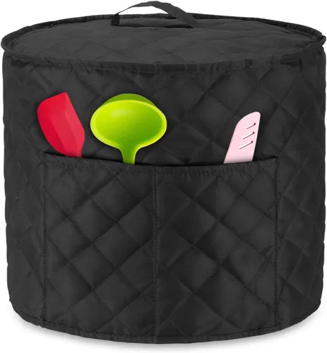 Miniatura 2 de LUXJA Cubierta antipolvo compatible con olla instantánea de 6 cuartos de galón, funda de tela con bolsillos para olla instantánea