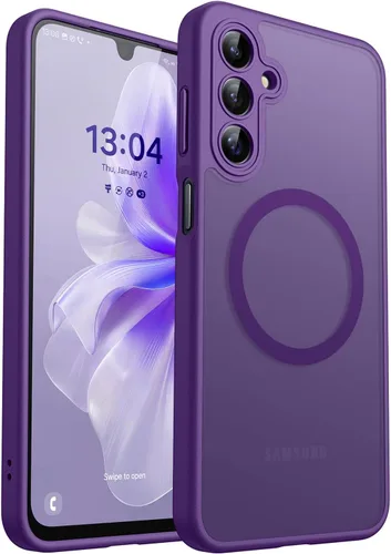 Miniatura 32 de CANSHN Funda diseñada para Samsung Galaxy A16-5G [protección completa de la cámara] [compatible con Magsafe] funda protectora trasera translúcida