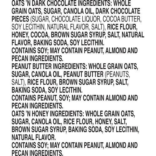 Miniatura 3 de Nature Valley Barras de granola crujientes, paquete variado, 12 unidades, 8.94 oz (6 bolsas)