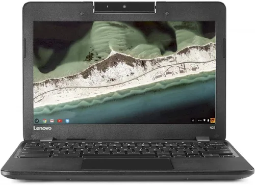 Lenovo Laptop N23 Chromebook HD de 11.6 pulgadas, Celeron N3060 1.6GHz, 4 GB de RAM, unidad de estado sólido de 16 GB, Chrome OS, CAM, (renovado)