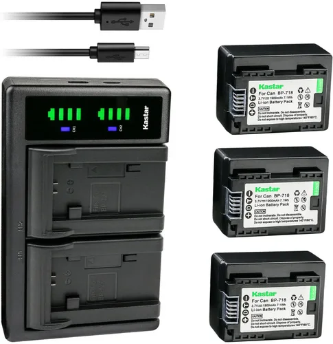 Miniatura 6 de Kastar Cargador de batería USB LTD2 para Canon VIXIA HF R50 HFR50, VIXIA HF R52 HFR52, VIXIA HF R60 HFR60, VIXIA HF R62 HFR62, VIXIA HF R70 HFR70