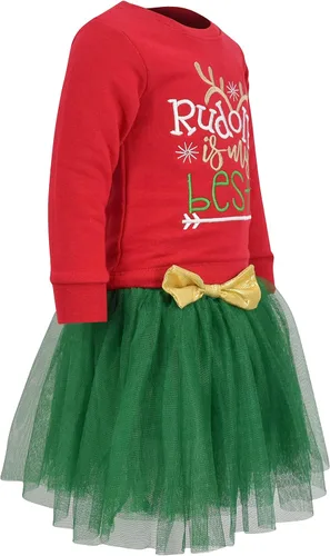 Miniatura 47 de Unique Baby Girls 2pc Skirt Set Outfit Long Sleeve Top with Skirt