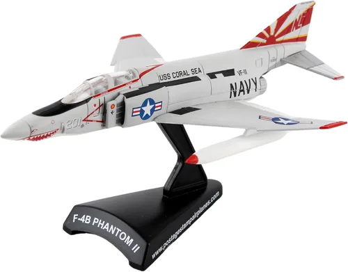 Miniatura 2 de Daron Worldwide Trading Postage Stamp F-4B Phantom II Sundowners Vehículo (Escala 1/155)