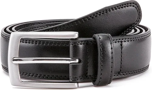 Miniatura 2 de MILORDE Cinturón de vestir de cuero genuino para hombre, hecho a mano, 100% cuero de vaca, diseños clásicos y modernos para trabajo, negocios y uso